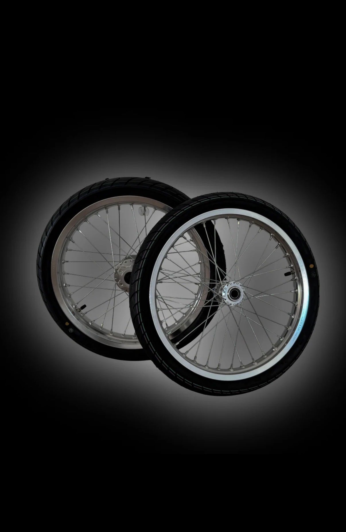Chrome Light bee/Eride Supermoto Wheelset