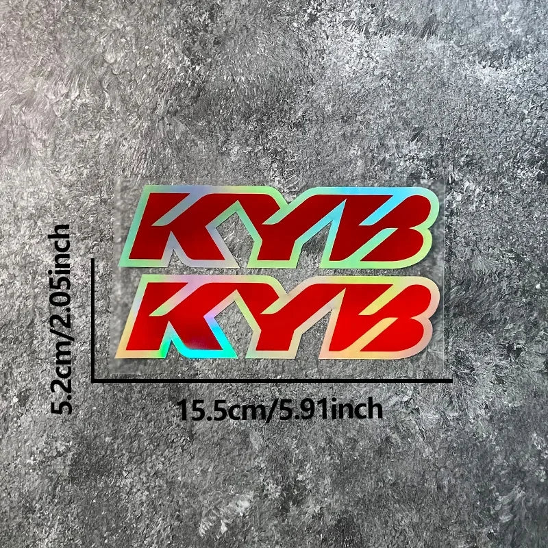 KYB Fork Stickers