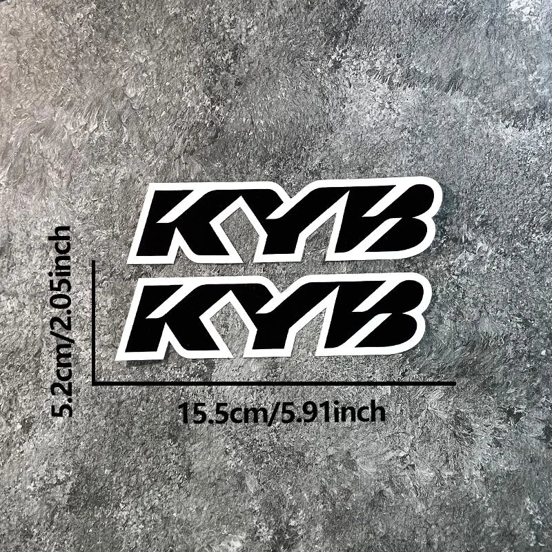 KYB Fork Stickers
