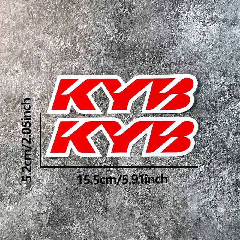 KYB Fork Stickers